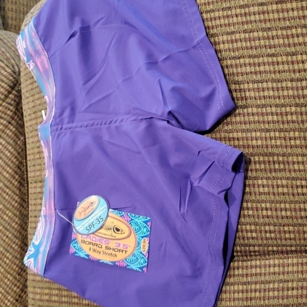 Tormentor purple board shorts NWT size 4 - Picture 2 of 4